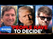 Trump DEFENDS Tucker Carlson INTERVEWING Nick Fuentes