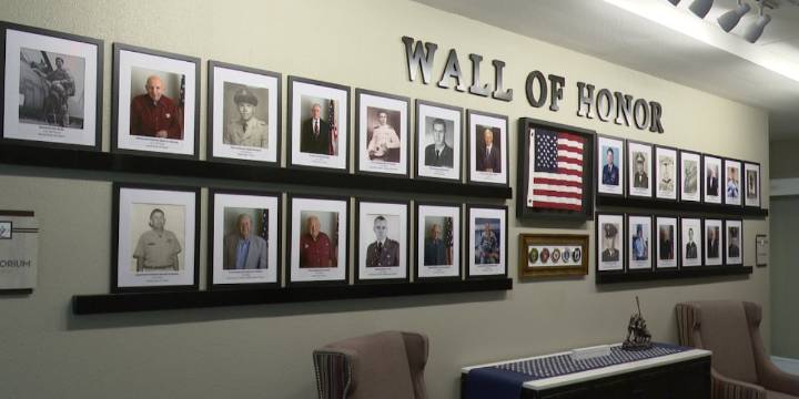 College Station senior living community honors its only female veteran