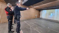 La Policía Nacional de Zaragoza inaugura una galería virtual de tiro en la Comisaría de San José