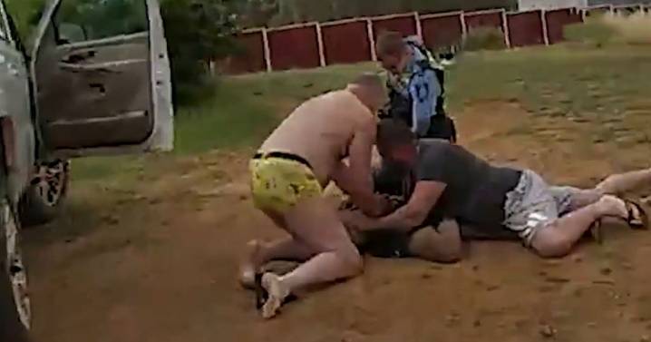 Dad wearing nothing but SpongeBob SquarePants underwear takes down alleged car thief