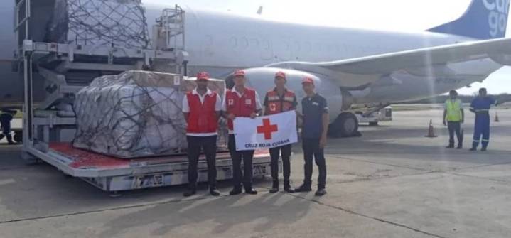 Llegan a Cuba 20 toneladas de ayuda humanitaria de la Cruz Roja para damnificados por el huracán Melissa