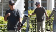Bruce Willis Spotted Out for a Beach Stroll in Los Angeles