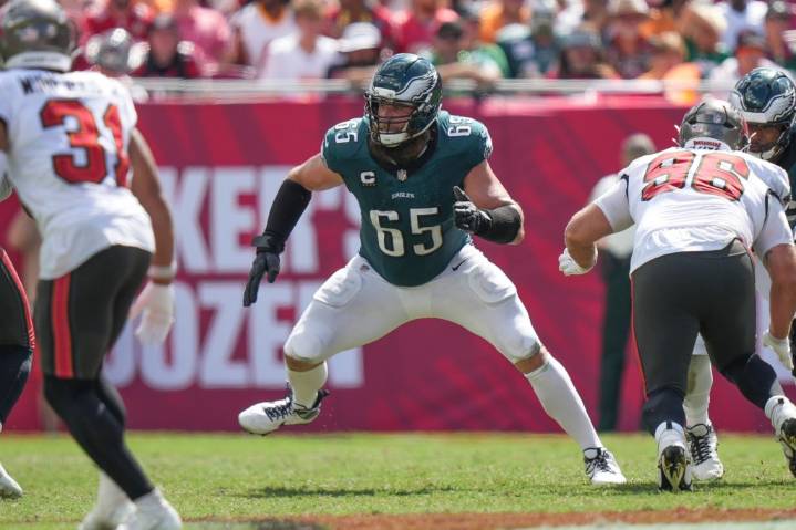 Eagles offensive tackle Lane Johnson could miss 4