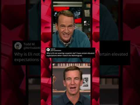 The Manning bros are big fans of quarter