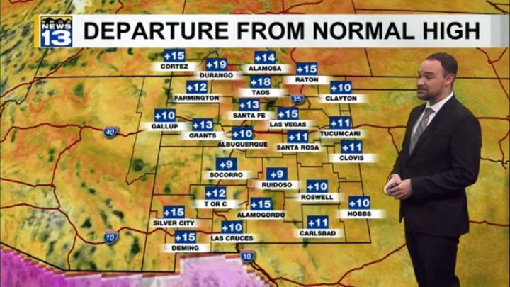 Unseasonable warmth continues through the rest of the week