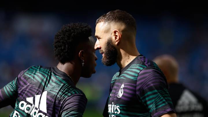 Benzema: "Vinicius ganará el Balón de Oro cuando se le meta en la cabeza que está en el campo solo para jugar y deje el resto"