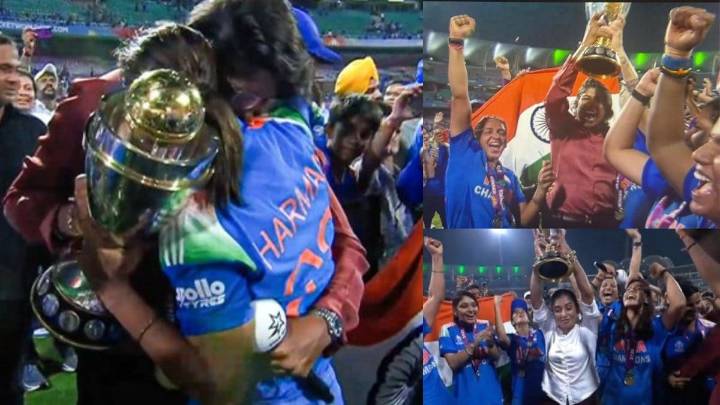 Nod To The OGs! Mithali, Jhulan Revel In India's Trophy Celebrations As Women In Blue Script History