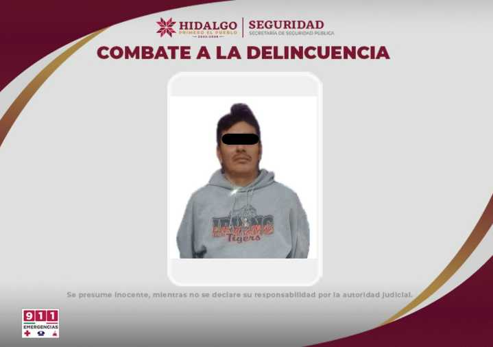 Aseguramiento en Huejutla de hombre señalado por agresión con arma blanca