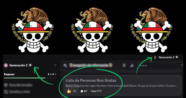 Lista de “personas non gratas”: miembros de Generación Z México proponen a políticos, funcionarios y más