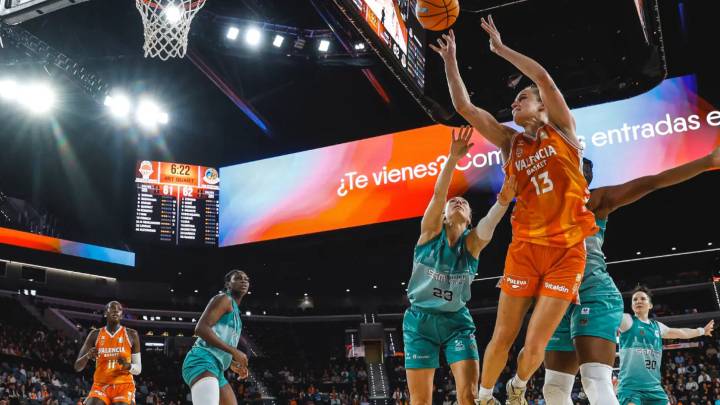 Espectacular actuación de Leo Fiebich con el Valencia Basket