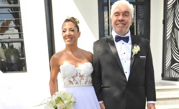 El actor y humorista Coco Sily y Cinthia “Chimi” Meza se casaron después de dos años de noviazgo