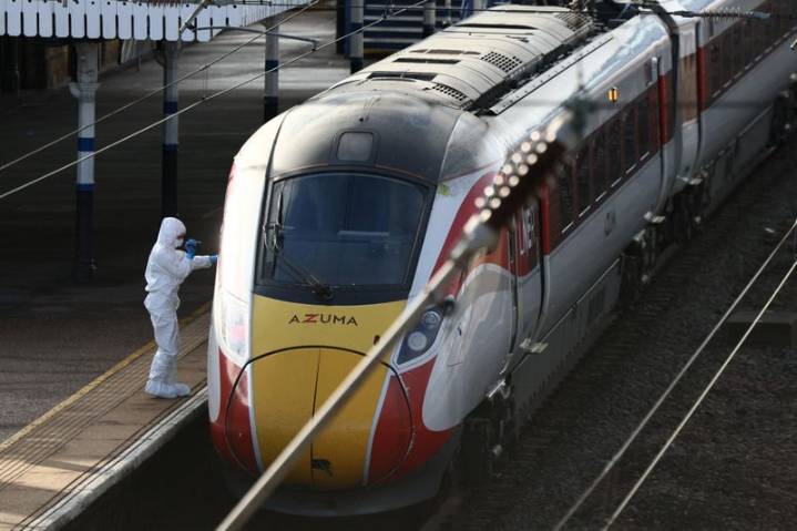 UK police say train knife attack not terrorist incident, two Brits arrested