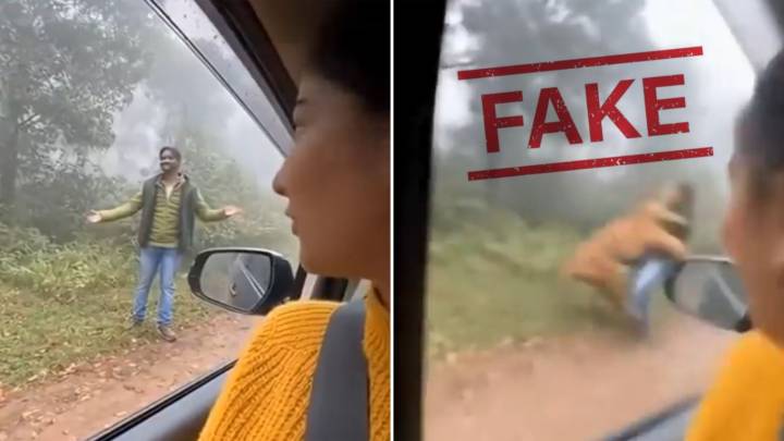 Viral ‘Tiger Attack’ Clip Sparks Panic Online — Fact-Check Reveals the Real Story