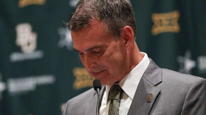 Mack Rhoades leaves role as CFP selection committee chairman and takes leave of absence as Baylor AD
