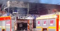 Se incendió una fábrica textil en la Matanza