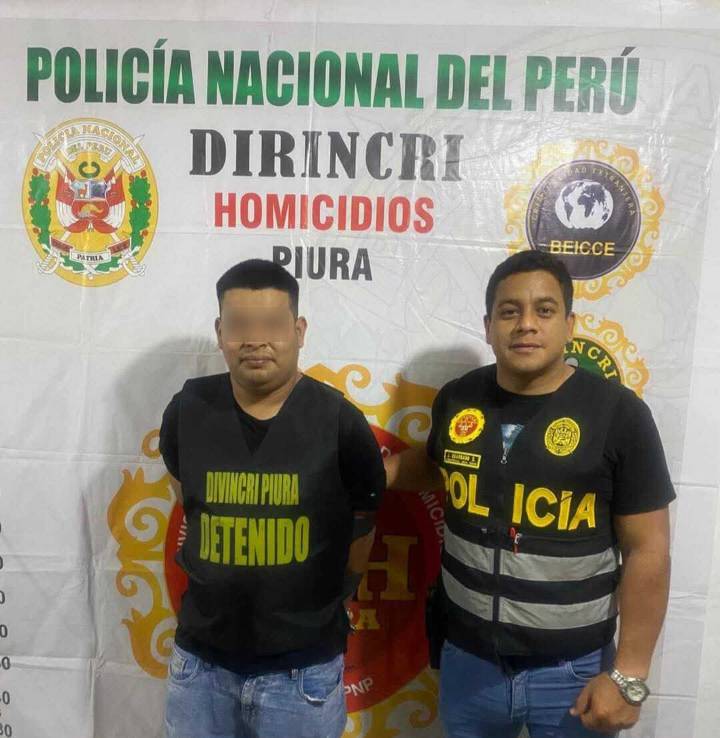 Detienen en Piura a hombre acusado de homicidio calificado