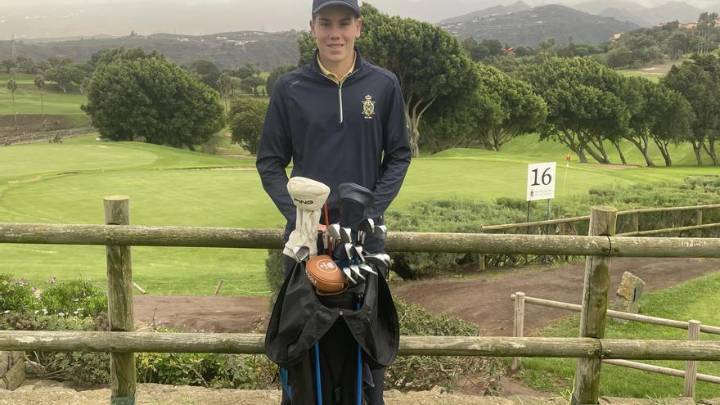 Javier de Bethencourt, el golf como forma de vida y un futuro marcado por Rafa Cabrera