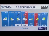 10 Weather: Wednesday night forecast