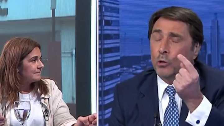 El violento ataque de Feinmann a trabajadores del Garrahan