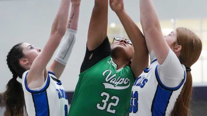 IHSAA girls basketball: Sneakers for Santa at Brownsburg High School