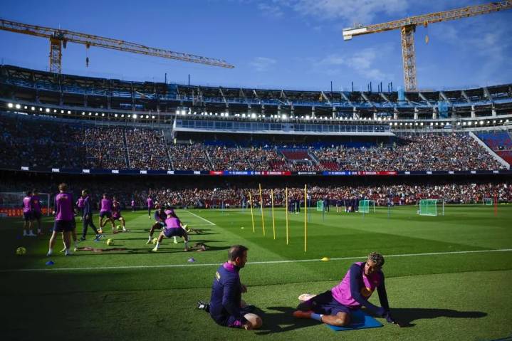 El Barça regresa el sábado al Camp Nou tras dos años y medio de ausencia y con un aforo de 45.000 espectadores