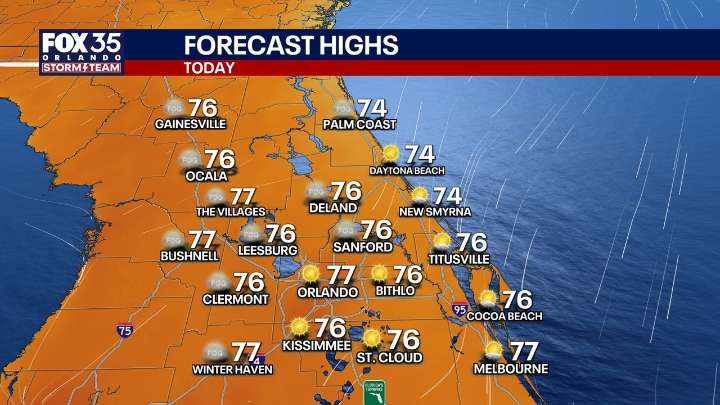 Orlando weather: Warm weather returns after record lows across Central Florida