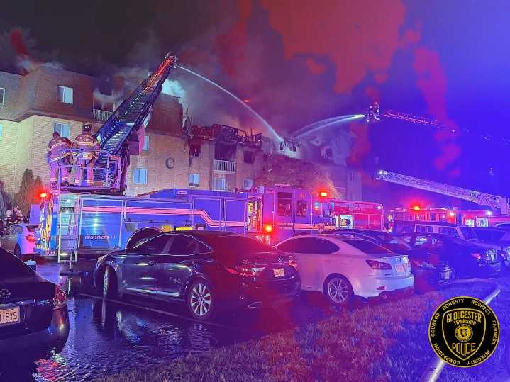 N.J. apartment complex fire injures 5. 100 residents forced to evacuate.