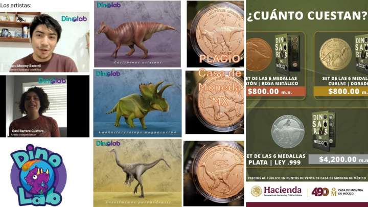 Casa de Moneda ha ingresado más de 12 millones de pesos en medallas de dinosaurios señaladas de presunto plagio