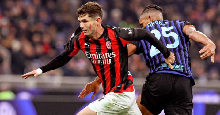 Milan vence al Inter en el Derby della Madonnina con gol de Pulisic