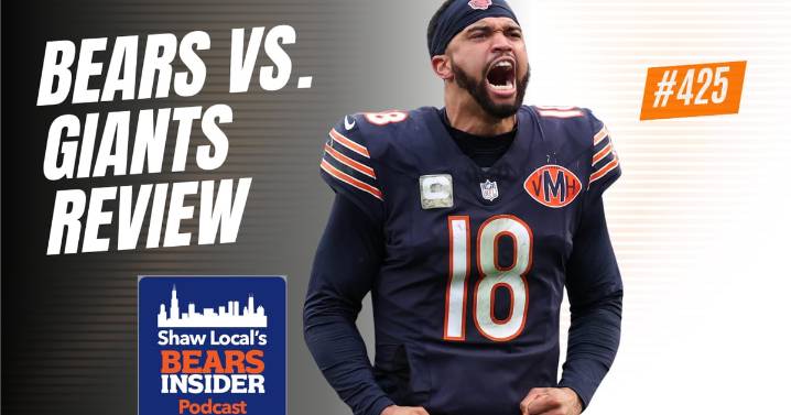 Bears Insider Podcast Episode 425: Recapping the Bears’ thrilling win over the Giants