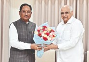 Chhattisgarh Chief Minister calls on Gujarat counterpart in Gandhinagar