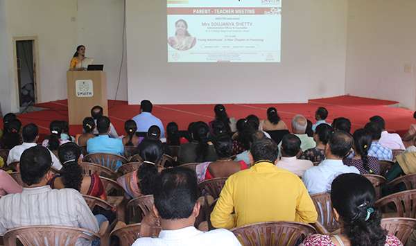‘Young Adulthood: A New Chapter in Parenting’ talk by Soujanya Shetty held at SMVITM