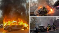 PHOTOS: Intense Blaze Destroys Car On I