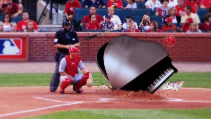 More Bad Luck: Mike Trout Crushed By Falling Piano
