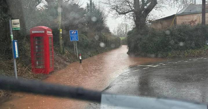 Primary school at risk of flooding as Storm Claudia hits South West