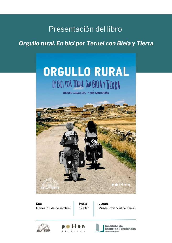 Biela y Tierra invita en un nuevo libro a recorrer 830 kilómetros en bicicleta por Teruel