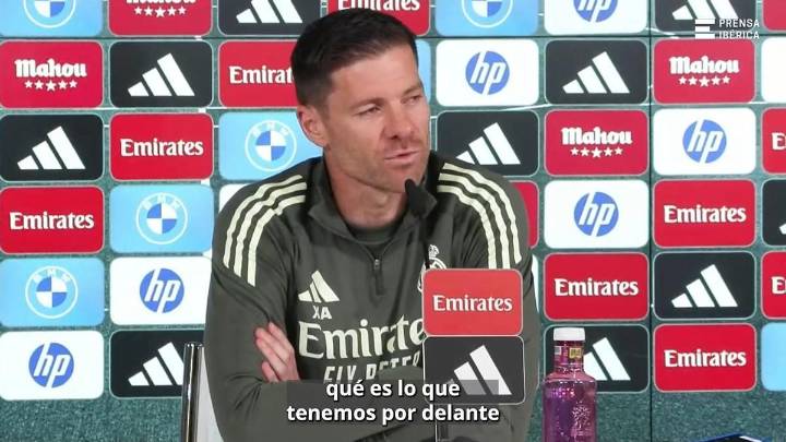 Aviso de Xabi Alonso: "Los goles no solo dependen de Kylian"