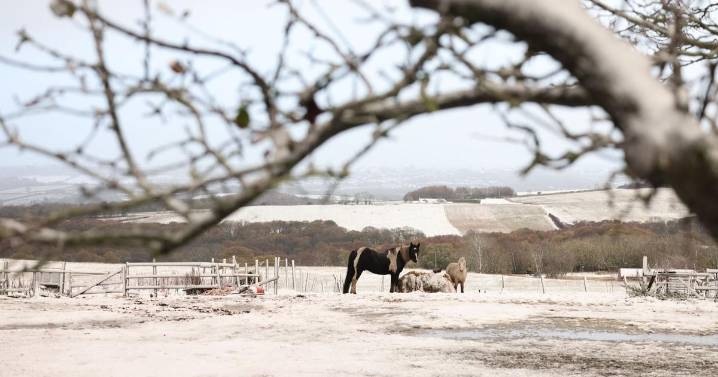 Exact time North East will get snow this weekend according to Met Office maps