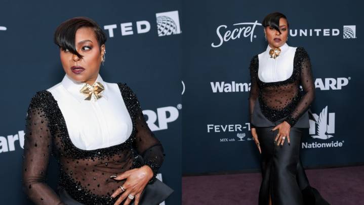 Taraji P. Henson Turns Heads in Sheer Look at Ebony 100 Gala