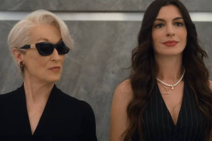 Anne Hathaway & Meryl Streep Reunite in ‘Devil Wears Prada 2’ Teaser Trailer Soundtracked by Madonna