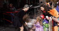 Trick-or-treaters take over Helena