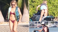 Sydney Sweeney Wears Skimpy Bikini, Rides Jet Skis With Scooter Braun