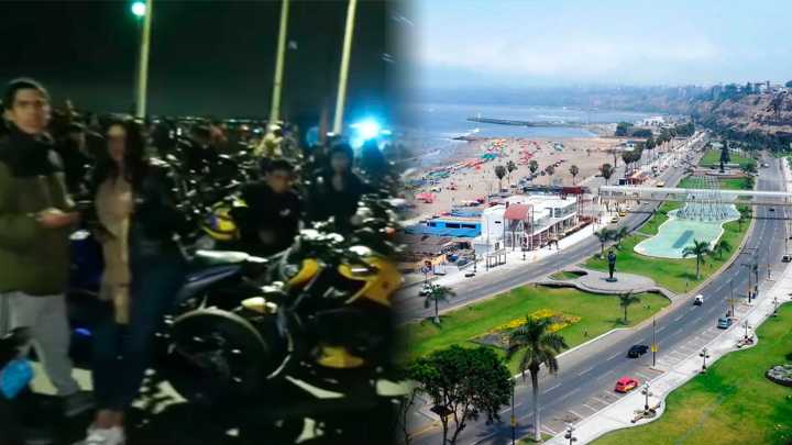 Chorrillos: Intervienen a más de 200 motociclistas que intentaban realizar piques ilegales en Costa Verde