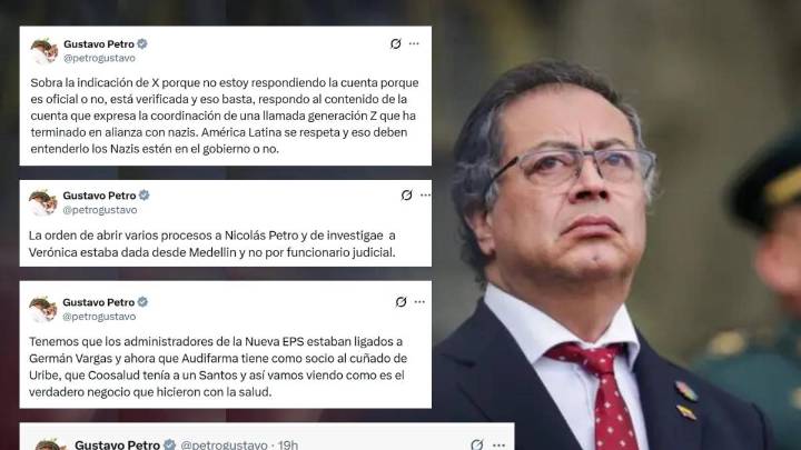 Noticias falsas, defensa de bombardeos y hasta ínfulas con videos hechos con IA: los 74 trinos de Petro el puente festivo