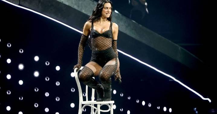 Dua Lipa Opts for See-Through Dress & Minidress for Olympics Ad