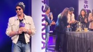 Shah Rukh Khan cuts cake, strikes iconic pose at birthday fan meet. Watch