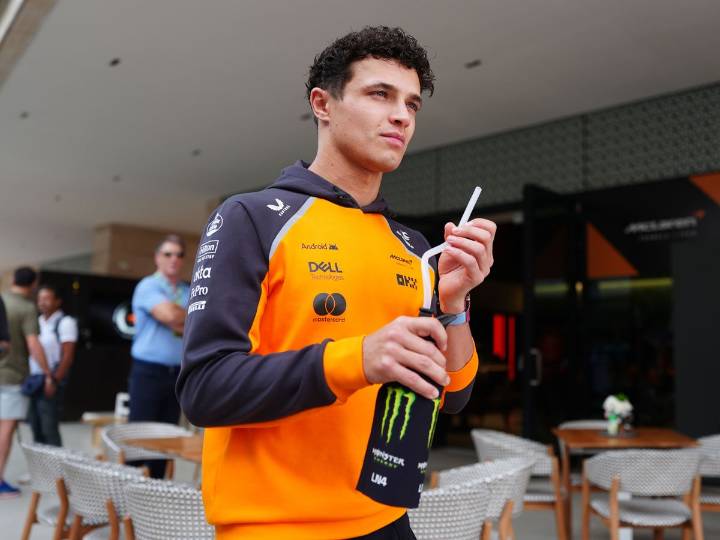 Lando Norris beaten by title rival Oscar Piastri in Qatar practice