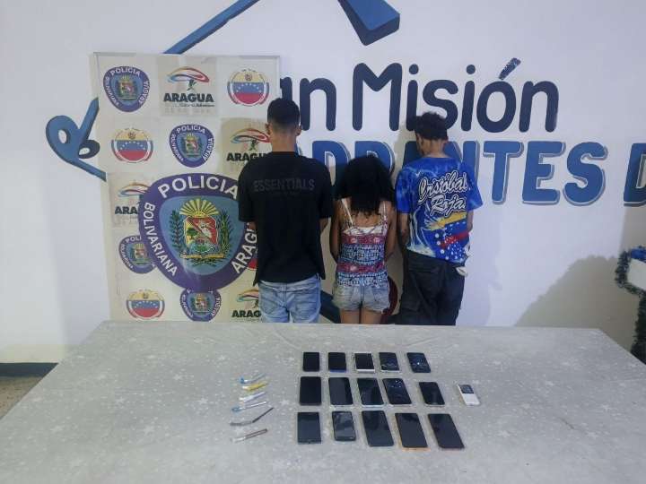 Desarticulada banda que hurtaba celulares en el centro de Maracay