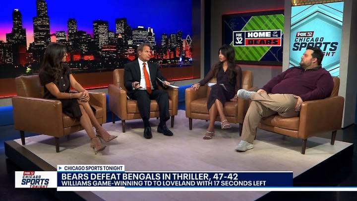 Chicago Sports Tonight: Bears win a thriller in Cincinnati