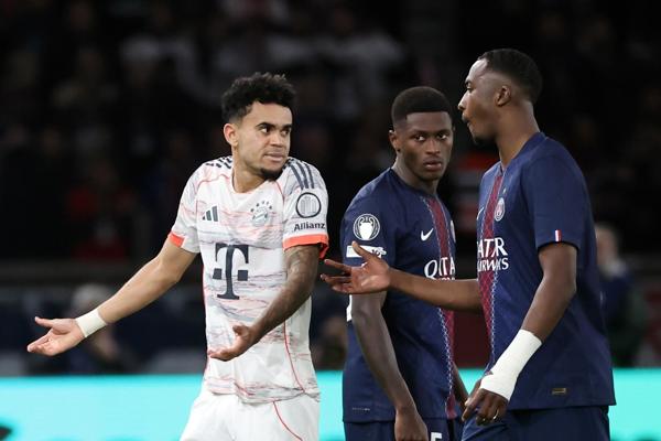 Con doblete de Luis Díaz, Bayern derrota 2-0 al PSG en París por la Champions League
